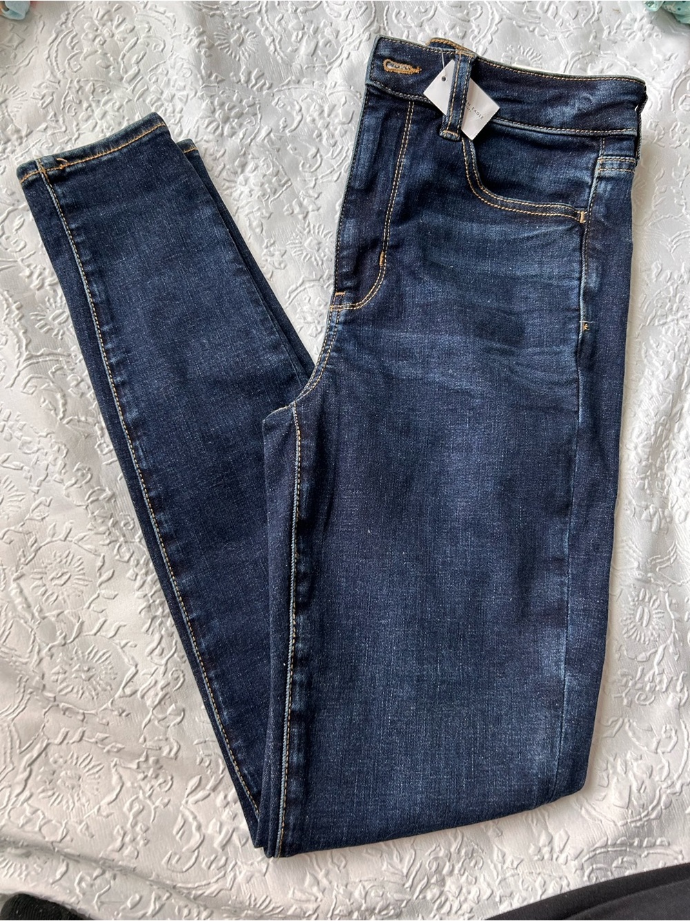 American Eagle Outfitters Dark Blue Skinny Jeans